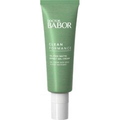 Veido kremas-gelis be aliejaus Babor Clean Formance Oil-Free Matte Effect Gel-Cream, 50 ml цена и информация | Кремы для лица | pigu.lt