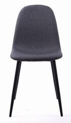 3-ių kėdžių komplektas Leobert Dart, juodas kaina ir informacija | Virtuvės ir valgomojo kėdės | pigu.lt