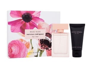 Rinkinys Narciso Rodriguez Musc Nude moterims: kvapusis vanduo EDP, 50 ml + kūno losjonas, 50 ml kaina ir informacija | Kvepalai moterims | pigu.lt