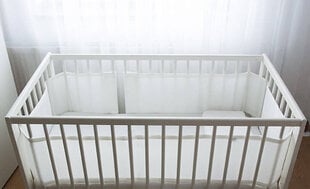 Apsauga lovytei Baby Matex, 30 X 360cm, white kaina ir informacija | Saugos varteliai, apsaugos | pigu.lt