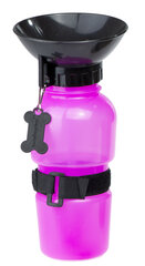 Дорожная питьевая бутылка для собаки, фиолетовая цена и информация | Миски, ящики для корма | pigu.lt