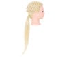 Kirpėjo mokymo galva su natūraliais plaukais, šviesūs, 60-70 cm, 1 vnt. kaina ir informacija | Plaukų aksesuarai | pigu.lt
