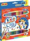 Mokykliniai pieštukai 24/48 spalvų, su drožtuku цена и информация | Piešimo, tapybos, lipdymo reikmenys | pigu.lt