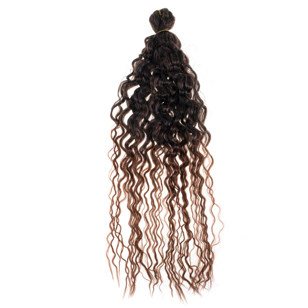 Sintetiniai plaukai Afroloki, rudi, 60 cm, 1 vnt. kaina ir informacija | Plaukų aksesuarai | pigu.lt