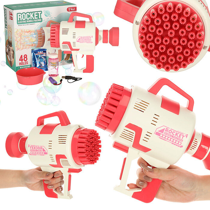 Burbulų pistoletas vaikams, rožinis kaina ir informacija | Vandens, smėlio ir paplūdimio žaislai | pigu.lt