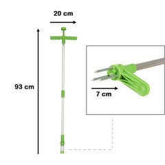 Телескопический инструмент для выдергивания корней, 93 см цена и информация | Садовые инструменты | pigu.lt