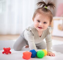 Sensoriniai kamuoliukai Tullo, 5 vnt. kaina ir informacija | Žaislai kūdikiams | pigu.lt