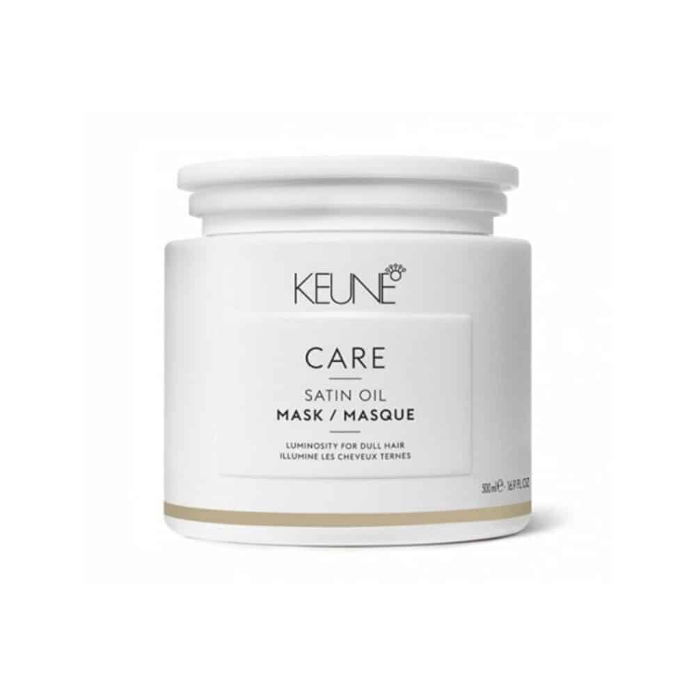 Plaukų kaukė Keune Care Satin Oil Mask, pažeistiems ir sausiems plaukams, 500 ml kaina ir informacija | Priemonės plaukų stiprinimui | pigu.lt