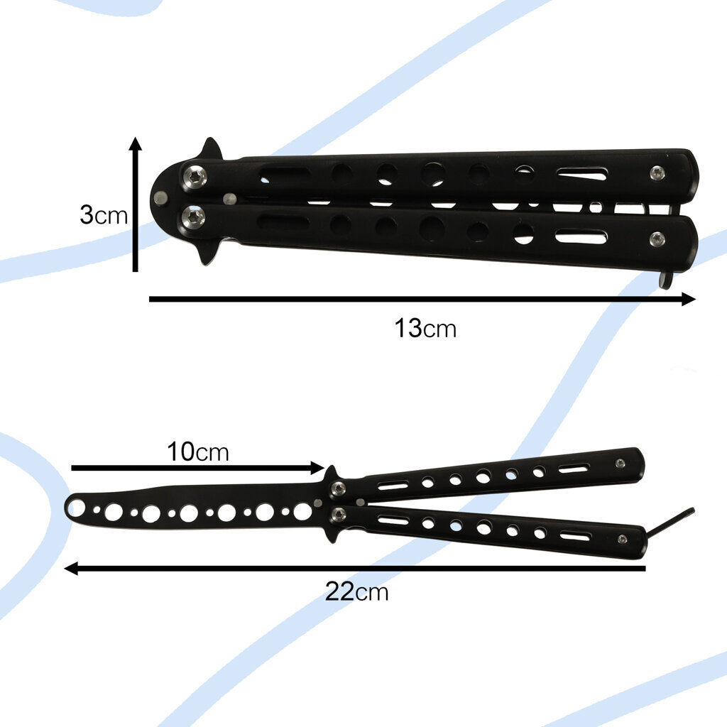 Turistinis peilis, juodas, 22cm kaina ir informacija | Turistiniai peiliai, daugiafunkciniai įrankiai | pigu.lt