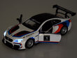 Metalinis žaislinis automobilis MSZ BMW M6 GT3, baltas kaina ir informacija | Žaislai berniukams | pigu.lt