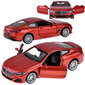 Metalinis žaislinis automobilis MSZ BMW M850i, raudonas kaina ir informacija | Žaislai berniukams | pigu.lt
