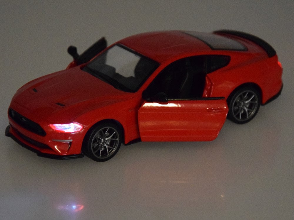 Metalinis žaislinis automobilis MSZ Ford Mustang GT, raudonas kaina ir informacija | Žaislai berniukams | pigu.lt