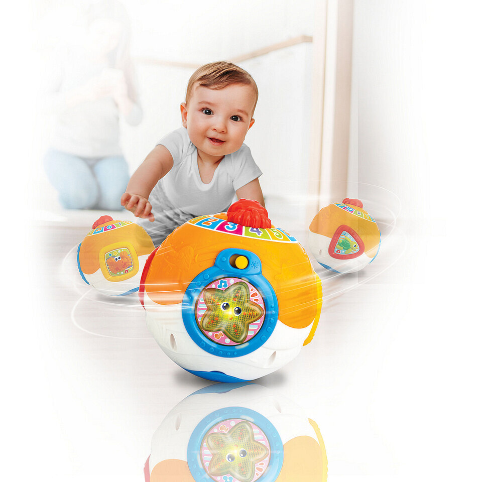 Interaktyvus kamuoliukas kūdikiams цена и информация | Žaislai kūdikiams | pigu.lt