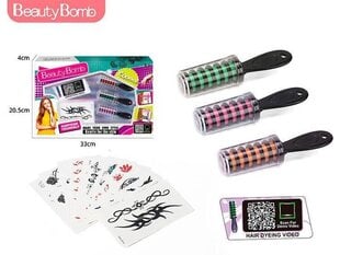 Tatuiruotės su voleliais rinkinys vaikams LeanToys Beauty Bomb, 1 vnt. kaina ir informacija | Kosmetika vaikams ir mamoms | pigu.lt