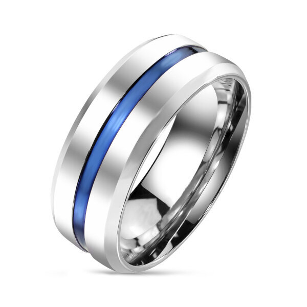 Plieninis žiedas vyrams Men's Vector MR168 цена и информация | Vyriški papuošalai | pigu.lt