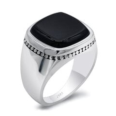 Sidabrinis žiedas vyrams Men's Vector MR241 kaina ir informacija | Vyriški papuošalai | pigu.lt