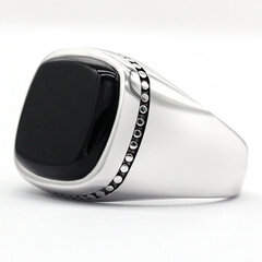Sidabrinis žiedas vyrams Men's Vector MR241 kaina ir informacija | Vyriški papuošalai | pigu.lt