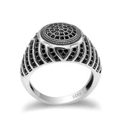 Sidabrinis žiedas vyrams Men's Vector MR242 kaina ir informacija | Vyriški papuošalai | pigu.lt