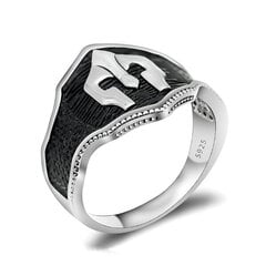 Sidabrinis žiedas vyrams Men's Vector MR244 цена и информация | Мужские украшения | pigu.lt
