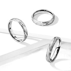 Plieninis žiedas vyrams Men's Vector MR278 цена и информация | Мужские украшения | pigu.lt