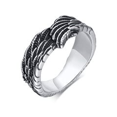 Plieninis žiedas vyrams Men's Vector MR296 kaina ir informacija | Vyriški papuošalai | pigu.lt