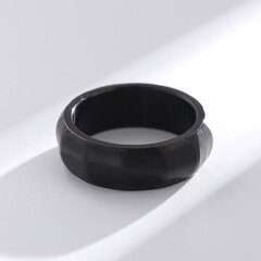 Plieninis žiedas vyrams Men's Vector MR321 kaina ir informacija | Vyriški papuošalai | pigu.lt