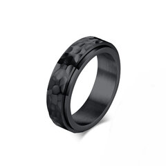 Juodos spalvos žiedas vyrams, Men's Vector цена и информация | Мужские украшения | pigu.lt