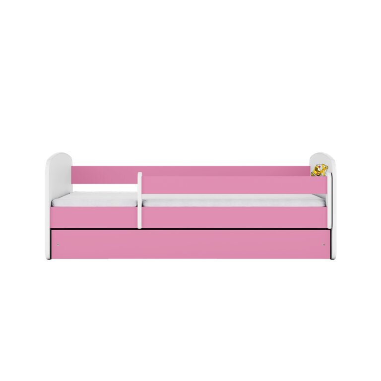 Vaikiška lova be stalčiaus su čiužiniu Kocot Kids BabyDreams, rožinė цена и информация | Vaikiškos lovos | pigu.lt