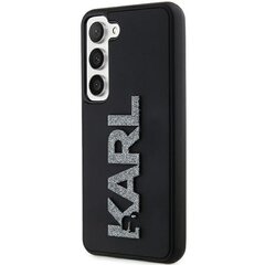 Karl Lagerfeld KLHCS23M3DMBKCK S23+ S916 czarny|black hardcase 3D Rubber Glitter Logo цена и информация | Чехлы для телефонов | pigu.lt