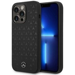 Mercedes MEHMP15XSIPBK iPhone 15 Pro Max 6.7" czarny|black hardcase Silicone Stars Pattern MagSafe цена и информация | Чехлы для телефонов | pigu.lt