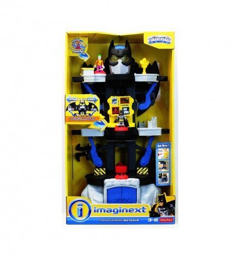 Transformuojamas žaislas Fisher-Price Imaginext DC Super Friends Transforming Batcave цена и информация | Žaislai berniukams | pigu.lt