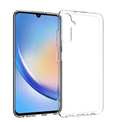 Kieto silikono (TPU) dėklas - skaidrus (Galaxy A05s) kaina ir informacija | Telefono dėklai | pigu.lt