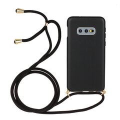 „Strap“ твердый силиконовый (TPU) чехол - чёрный (P30 Pro) цена и информация | Чехлы для телефонов | pigu.lt