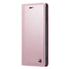 Кожиный чехол-книжка "CaseMe" Leather - бордовый  (iPhone 6 Plus / 6s Plus / 7 Plus / 8 Plus) цена и информация | Чехлы для телефонов | pigu.lt