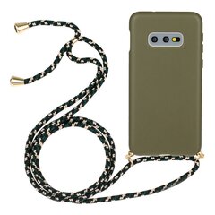 „Strap“ твердый силиконовый (TPU) чехол - зелёный (Galaxy S10e) цена и информация | Чехлы для телефонов | pigu.lt