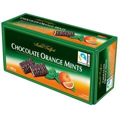 Шоколад с мятной начинкой Maitre Truffout с апельсиновым вкусом, в пластинках, 200 г цена и информация | Сладости | pigu.lt