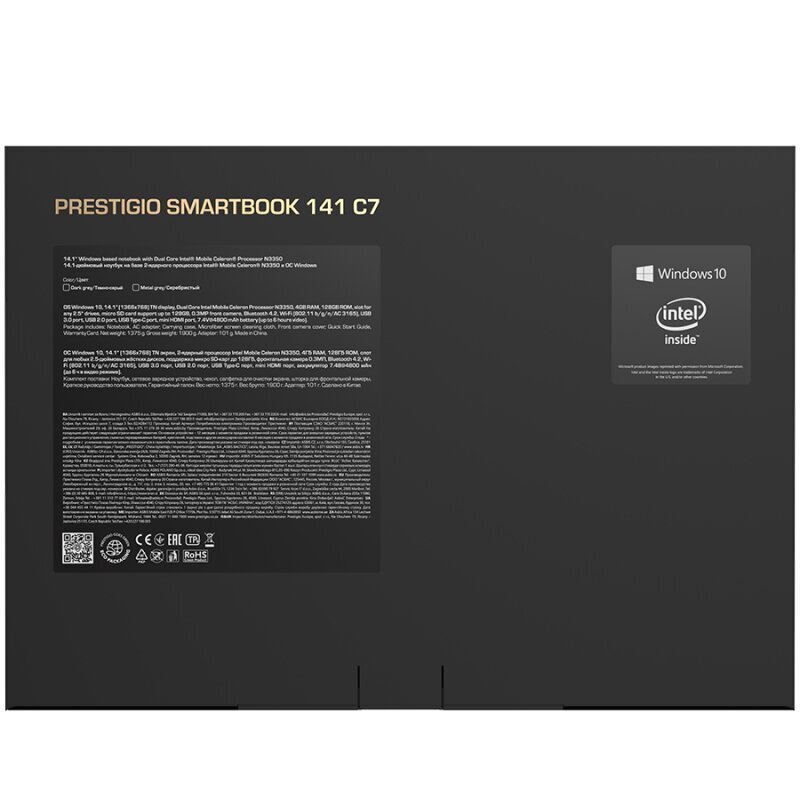 Prekė su pažeidimu. Prestigio SmartBook 141 C6 AMD A4-9120e RAM 4 SSD 128 GB WIN10P kaina ir informacija | Prekės su pažeidimu | pigu.lt