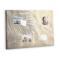 Smeigtukų lenta Šešėlių palmių smėlis, 100x70 cm цена и информация | Канцелярские товары | pigu.lt