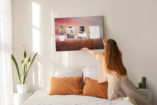 Smeigtukų lenta Miglotas rytas, 100x70 cm kaina ir informacija | Kanceliarinės prekės | pigu.lt