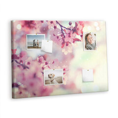 Smeigtukų lenta Pavasario gėlės, 100x70 cm цена и информация | Канцелярские товары | pigu.lt
