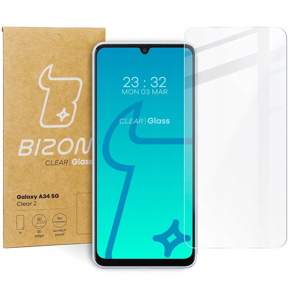 Bizon Clear 2 kaina ir informacija | Apsauginės plėvelės telefonams | pigu.lt