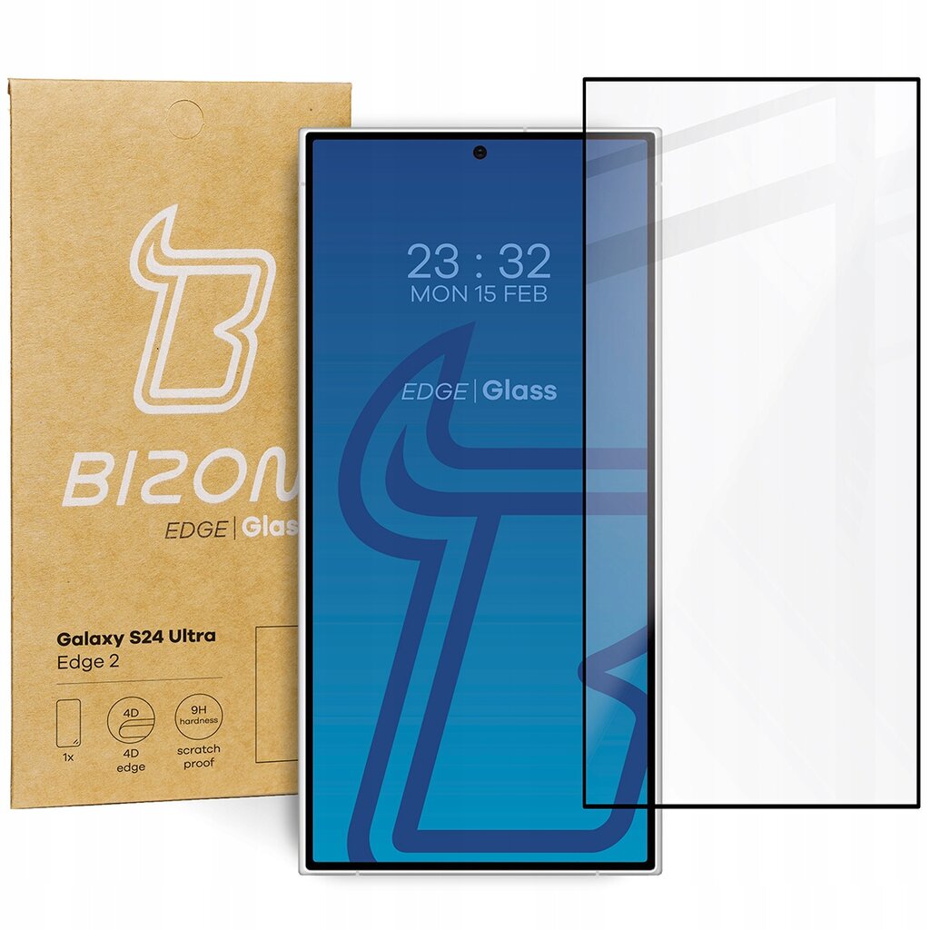 Bizon Glass Edge 2 kaina ir informacija | Apsauginės plėvelės telefonams | pigu.lt