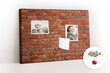 Smeigtukų lenta Sena plytų siena, 100x70 cm kaina ir informacija | Kanceliarinės prekės | pigu.lt