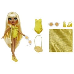 Lėlė su paplūdimio aksesuarais Rainbow High Swim & Style Sunny Madison kaina ir informacija | Žaislai mergaitėms | pigu.lt