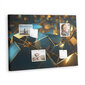 Smeigtukų lenta Dekoratyvinė abstrakcija, 100x70 cm kaina ir informacija | Kanceliarinės prekės | pigu.lt