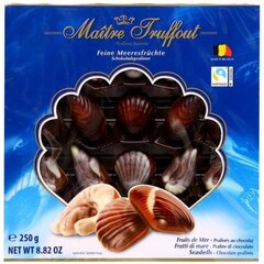 Saldainiai Maitre Truffout Jūros kriauklytės, 250 g kaina ir informacija | Saldumynai | pigu.lt