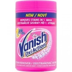 Vanish dėmių valiklis OxiAction Pink, 625 g kaina ir informacija | Skalbimo priemonės | pigu.lt