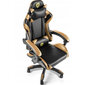 Žaidimų kėdė Gordon Adgo-Go, juoda/auksinė kaina ir informacija | Biuro kėdės | pigu.lt