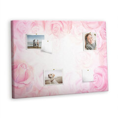 Smeigtukų lenta Rožių abstrakcija, 100x70 cm kaina ir informacija | Kanceliarinės prekės | pigu.lt