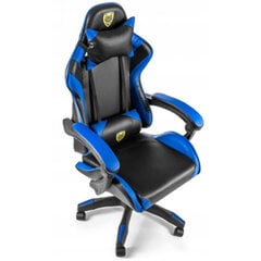Игровое кресло ADGO-GO, черное/синее цена и информация | Офисные кресла | pigu.lt